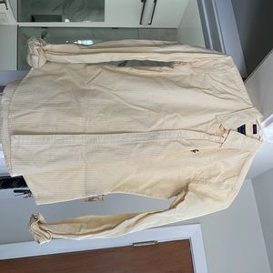 Ralph Lauren Slim Fit yellow striped blouse